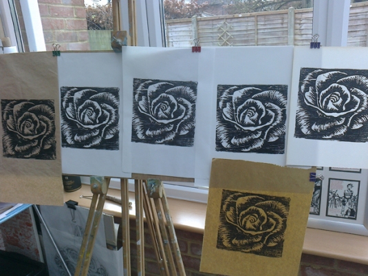 chinese-woodcut-papers-roses